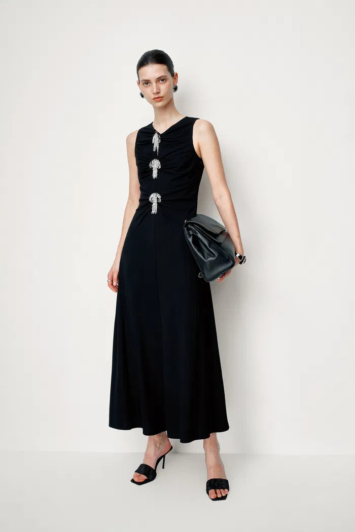 Alisa Sleeveless Dress in Stretch Knit Jersey XS Alisa Sleeveless Dress in Stretch Knit Jersey XS