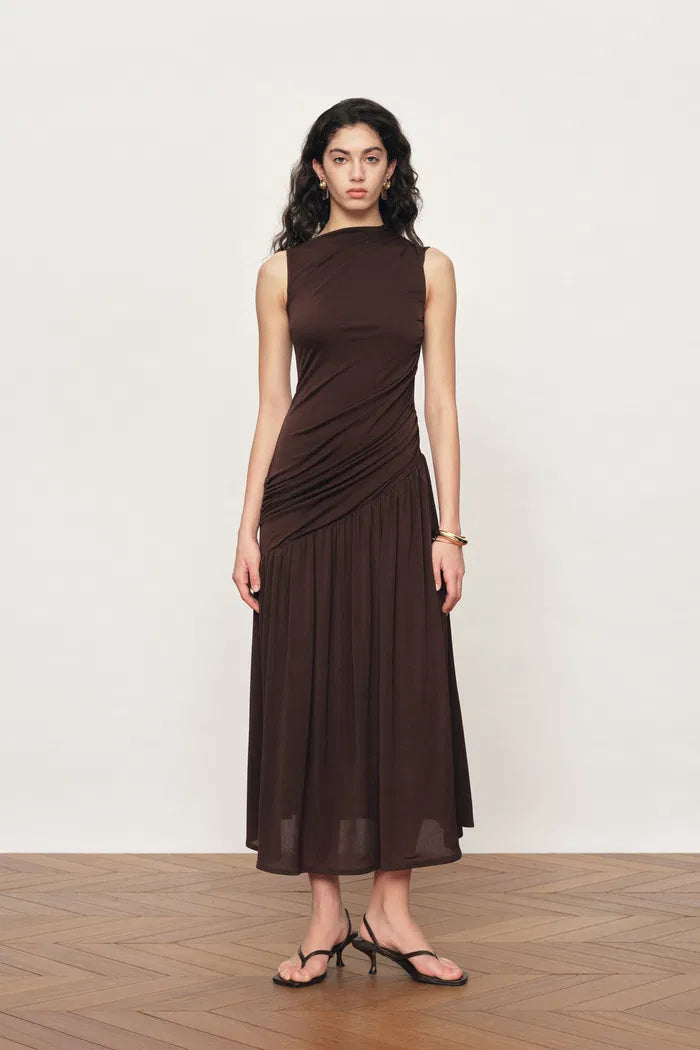 sir avery linen dress Sir The Label - Avery Twist Mini Dress
