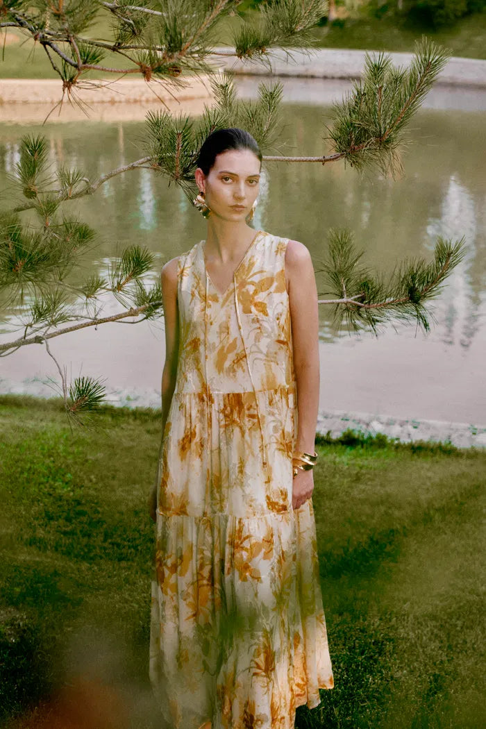 silk burnout dress Skye Floral Burnout Velvet Dress