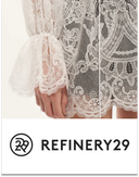 As seen in Refinery29 : Ethereal Lace Dress