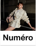 As seen in Numéro: Sienna Convertible Crop Trench