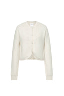 Cardigan Long Brodé à la Main Otelie en Alpaga Bébé-Mérinos
