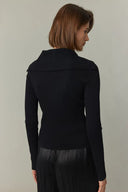 Olivia Fitted Top in Merino Wool Knit