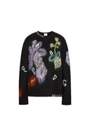 Cyclamen Jacquard Knit Sweater