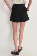 Short-Jupe Plissé Taille Moyenne Emily Wren en Sergé Fin