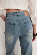 Harry Flared Jeans in Cotton Denim