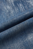 Jean large Bulb scintillant en denim coton