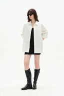 Linda Button-Up Shirt in Oxford Cotton