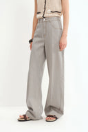Karin Baggy Jeans in Washed Cotton Denim
