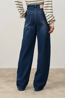 Soren Gerade geschnittene Jeans mit weitem Bein aus dehnbarem Denim