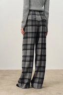 Klara Fringe Collar Drawstring Pants in French Bouclé