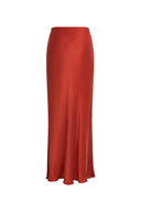 Completo Aurora con top monospalla drappeggiato e gonna