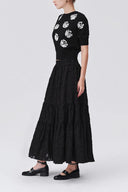 Mischa Midirock aus Devoré Viskosemischung