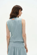 Elodie Denim Vest in Summer Denim