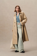 Morrone Belted Trench Coat in Cotton