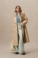 Morrone Belted Trench Coat in Cotton
