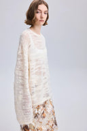Vega Pearl Sweater in Baby Alpaca Blend