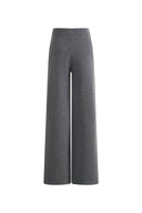 Pantalones casuales anchos y holgados Reese en lana merino