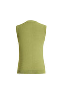 Winnie Sleeveless Knit Vest Top in Linen Blend