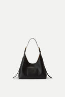 Duomo Kleine Hobo-Tasche aus Nappaleder