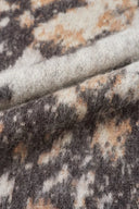 Elsie Leopard Print Sweater in Baby Alpaca Blend Knit