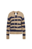 Ray Striped Sweater in Alpaca-Wool Blend Knit