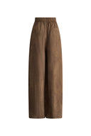 Pantalones de Descanso Hermione en Viscosa Lavada en Arena