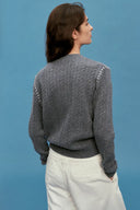 Nova Sweater in Merino-Cashmere Cable Knit