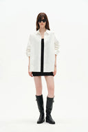 Linda Button-Up Shirt in Oxford Cotton