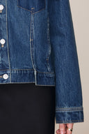 Juniper Washed Pleated Denim Jacket