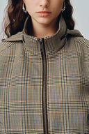 Javia Plaid Jacket in Prince of Wales Merino Wool