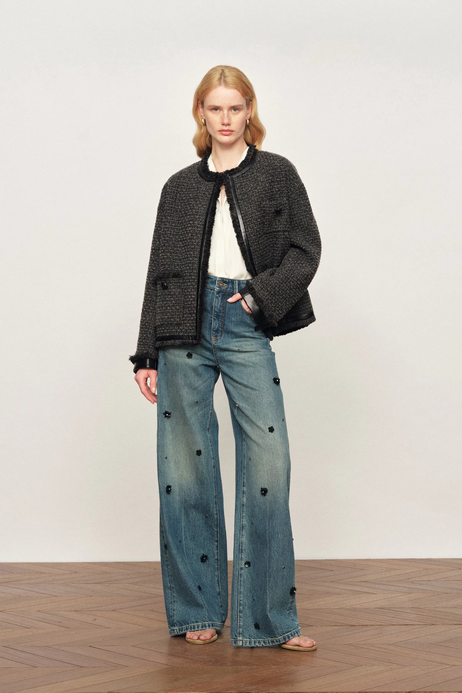 Lucia Jacket Wool Blend Tweed