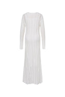 Convallaria Handcrafted Crochet Dress in Cotton Viscose Knit
