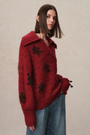 Suéter de cuello alto Polaris Les Amis en mezcla gruesa de alpaca y lana