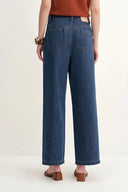 Britt Cropped Straight Leg Jeans aus Baumwoll-Denim