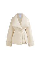 Chloe Lapel Down Jacket in High-Density Nylon