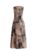 Athena Print Dress in Cotton Sateen