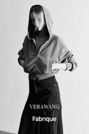 Illusion-S Crop Hoodie in Bright Silk Knitting
