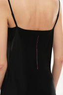Wraith Metallic Embellished Slip Dress in Wool
