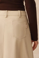 Cathy A Line Skirt in Lightweight Cotton Twill
