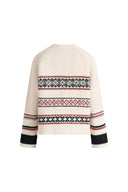 Cortina Nordic Fair Isle cardigan in merinowol