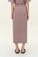 Aurora Ruched Waist T Shirt and Skirt Set