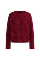 Freya Butterfly Bow Knit Cardigan in Cable Knit