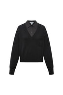 Freya Lagen-Top aus Baumwoll-Wollstrick