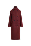 Sophie Cocoon Coat in Merino Wool Twill