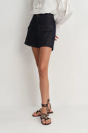 Shorts en denim Zach en denim soie-coton
