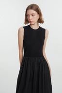 Amy Embroidered Dress in Mulberry Silk Blend