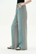 Sereta Wide Leg Denim Jeans in Cotton Jersey