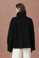 Catherine doppelseitiger Cabanse Mantel aus Woll-Cashmere-Mischung