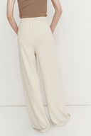 Daseasa Wide Leg Casual Pants in Cotton Knit